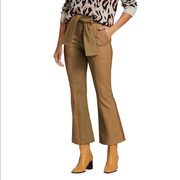 Derek Lam Pants - Derek Lam 10 Crosby Cropped Flare Pants